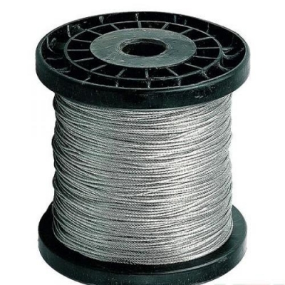 Нержавіючий трос А2, плетіння 7х7 діаметром 6 мм