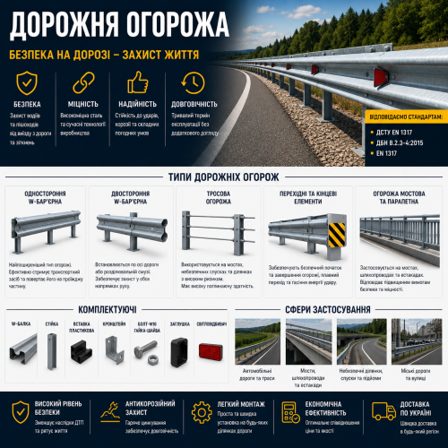 Дорожня огорожа