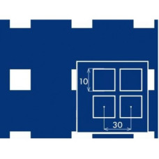 Перфорований лист 1000x2000х2 PC Qg10-30