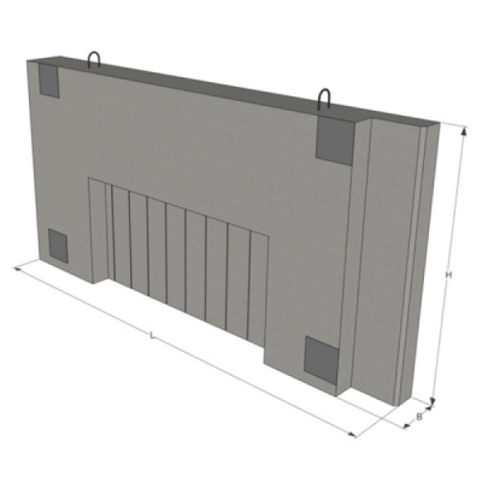 Плита теплокамери КС - середнього блоку КС6 - ПС 45.11.2